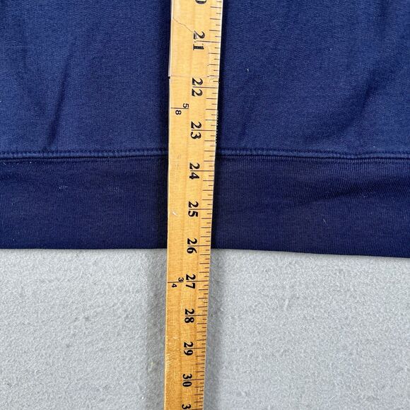 Vintage Grandma Sweater Womens Large Blue Cardinal Bird House Embroidered Collar - Picture 9 of 16